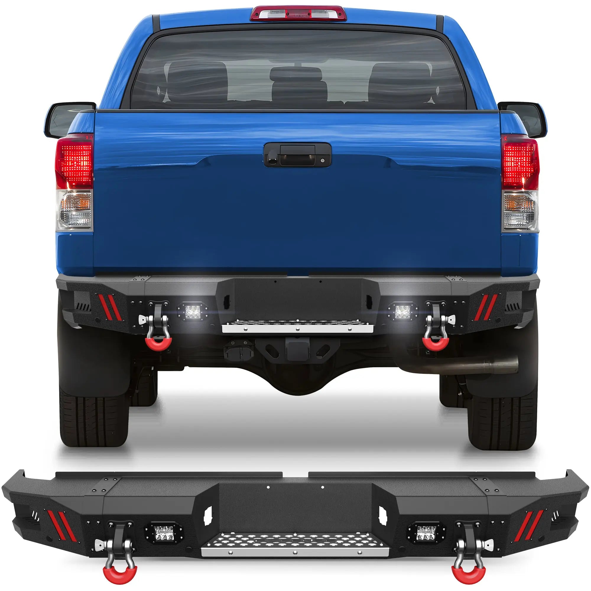 Rear Bumper Fit Toyota Tundra 2007 2008 2009 2010 2011 2012 2013 POFENZE