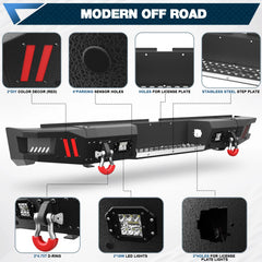 Rear Bumper Fit Toyota Tundra 2007 2008 2009 2010 2011 2012 2013 POFENZE