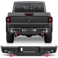 Rear Bumper Fit for Gladiator JT 2020 2021 2022 2023 2024 2025 POFENZE