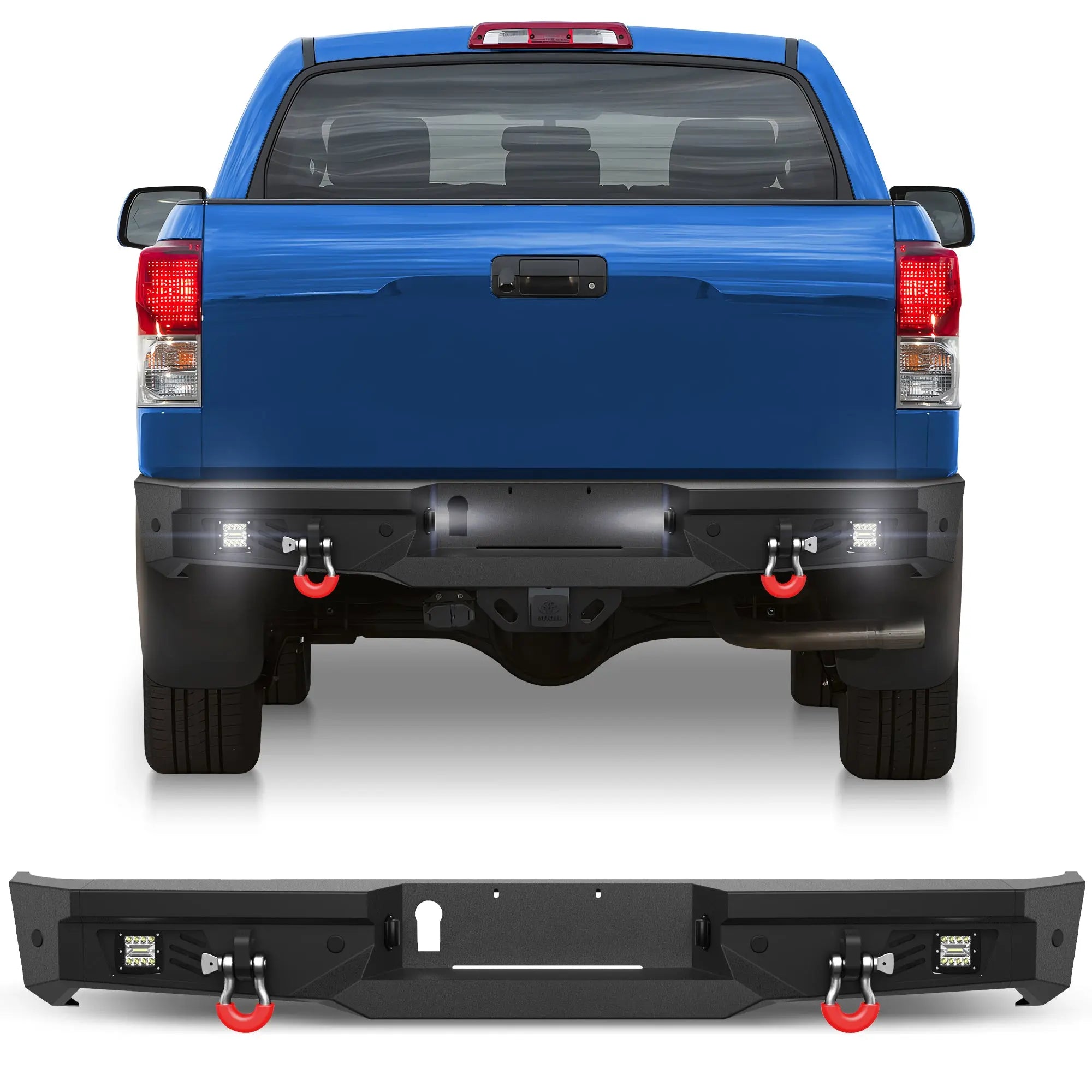 Rear Bumper Full Width for 2007-2013 Tundra POFENZE