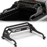 Roll Bar for Full-Size Pickup Truck Headache Racks with Basket Compatible with Ford F150, Silverado 1500, Sierra 1500, Ram 1500, Titan, Tundra POFENZE