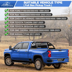 Roll Bar for Pickup Truck Compatible with Mid Size Trucks (Tacoma,Ford Ranger, Colorado, Canyon,Nissan POFENZE