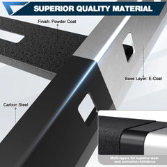 Roof Rack Cargo Basket for 2007-2018 Jeep Wrangler JK Unlimited 4-Door Hardtop Heavy Duty Steel Luggage Carrier POFENZE