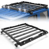 Roof Rack Cargo Basket for 2019-2024 Jeep Wrangler JL Unlimited 4-Door Hardtop Heavy Duty Steel Luggage Carrier POFENZE