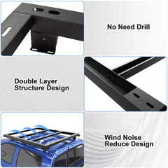 Roof Rack Cross Bars Compatible with 2005-2021 Toyota Tacoma POFENZE