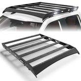 Roof Rack Top Cargo Carrier Heavy Duty Luggage Basket with Side LED Lights for 2009-2014 Ford F150 POFENZE