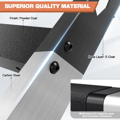 Roof Rack Top Cargo Carrier Heavy Duty Luggage Basket with Side LED Lights for 2009-2014 Ford F150 POFENZE