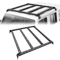 Roof Rack for Jeep Wrangler Hardtop Cargo Basket Rack Compatiable with 4 Door Jeep Wrangler JK JL JT Gladiator 2007-2023 POFENZE
