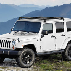 Roof Rack for Jeep Wrangler Hardtop Cargo Basket Rack Compatiable with 4 Door Jeep Wrangler JK JL JT Gladiator 2007-2023 POFENZE