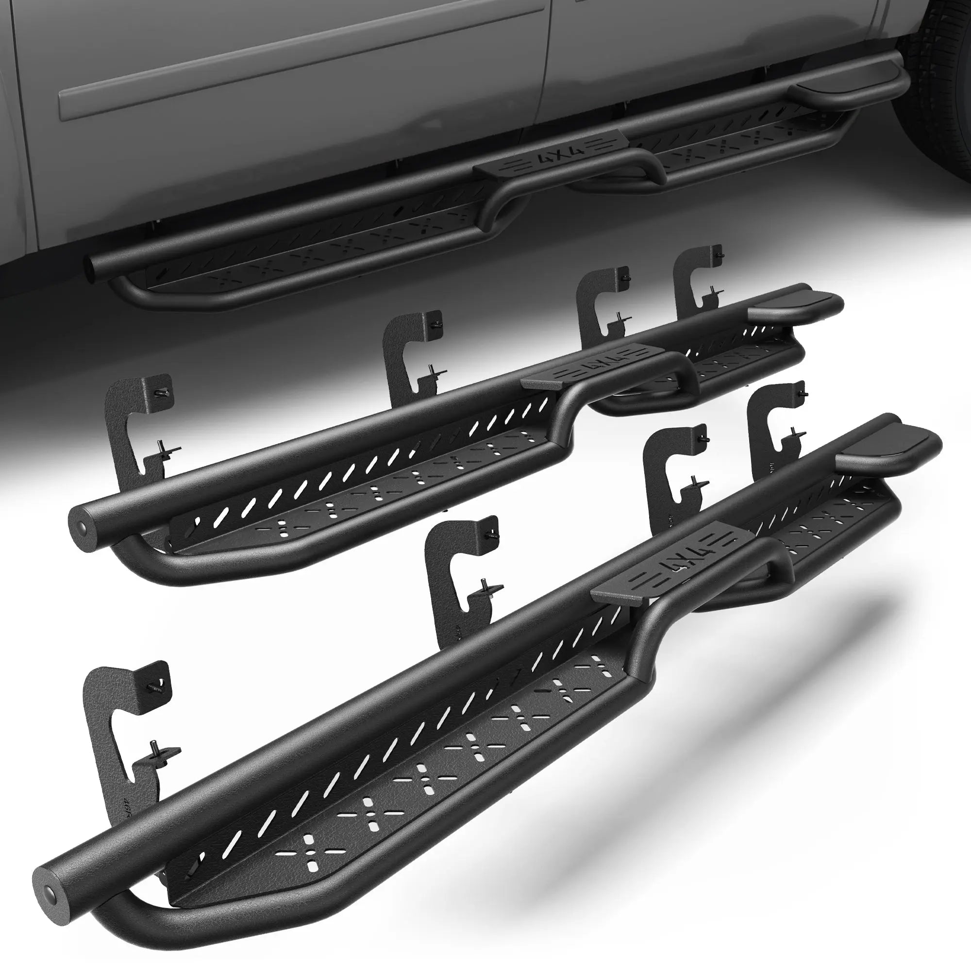 Running Boards Side Steps for 2006-2020 Chevy Suburban Black Step Bars for SUV POFENZE