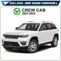 Running Boards Side Steps for 2021 2022 2023 2024 2025 Jeep Grand Cherokee L Crew Cab Black Step Bars POFENZE