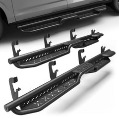 Running Boards Side Steps for 2021 2022 2023 2024 Chevy Suburban Crew Cab Black Step Bars POFENZE