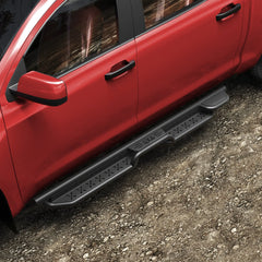 Running Boards for 2007-2021 Toyota Tundra Crew Cab with 4 Full-Size Doors Carbon Steel Powder-Coated Black Nerf Bars POFENZE