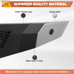 Sturdy Steel Front or Rear Bumper with Led Lights for Toyota Tundra 2007-2013 POFENZE