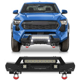 Tacoma Front Bumper for 2024 2025 2026 Toyota Tacoma with Winch Plate and Lights POFENZE