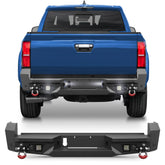 Tacoma Rear Bumper for Toyota Tacoma 2024 2025 2026 Pickup Truck Heavy Duty Steel Back Bumper POFENZE
