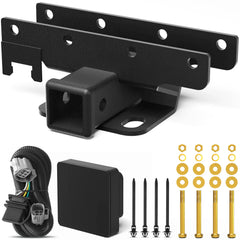 Tow Hitch Trailer Kit for 2007-2018 Jeep Wrangler JK Trailer Hitch Receiver Kit POFENZE