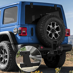 Trailer Hitch Extender for 2 Inch Receiver Adjustable 7.3"-9.3" Extension with 5/8 inch Bolt Nut Clip 4000 lbs POFENZE