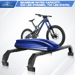 Truck Bed Rack with 2 Cross Bars Truck Ladder Rack Compatible with 2007-2022 Chevy Silverado 1500 & 2009-2023 Ford F150 & 2002-2023 Dodge Ram 1500 & 2007-2013 Toyota Tundra Without Bed Rails POFENZE