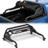 Truck Roll Bar Heavy Duty Truck Bed Rack and Headache Rack for Mid-Size Pickup Trucks POFENZE