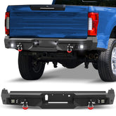 F250 Rear Bumper Compatible with 2017-2025 Ford F250 F350 F450 Super Duty Pickup Truck Bumper