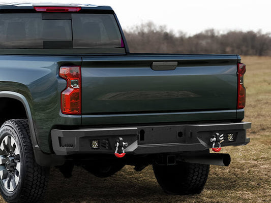 Rear Bumper on Silverado 2500 HD (2020–2023) | POFENZE