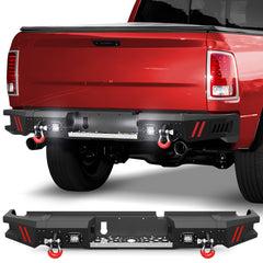 Rear Bumper Compatible with Ram 1500 2009-2018 and Ram 1500 2019-2023 Classic