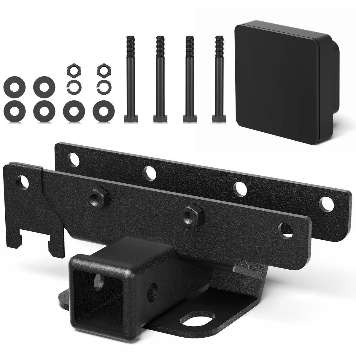 POFENZE 2-Inch Trailer Hitch Receiver for 2018-2025 Jeep Wrangler JL JLU