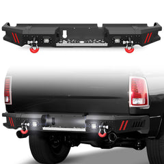 Rear Bumper Compatible with Ram 1500 2009-2018 and Ram 1500 2019-2023 Classic