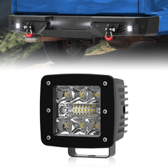 POFENZE 18W LED Pod Light for Front & Rear Bumpers, 1 PC