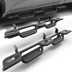 POFENZE Running Boards for 2024-2026 Toyota Tacoma Double Cab, Wide 3-Step Side Steps