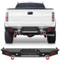 Rear Bumper for 2010-2014 Ford F150 SVT Raptor Full Width Offroad Bumper w/Step Plate, 2x18w Lights, D-rings&nbsp;