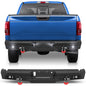 F150 Rear Bumper for 2015-2023 Ford F150 Pickup, w/Step Plate, Fog Lights, License Plate Lights and D-rings (Excluding Raptor & Ecoboost)
