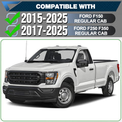 POFENZE Running Boards for 2015-2025 Ford F-150 & 2017-2025 F-250/F-350 Regular Cab