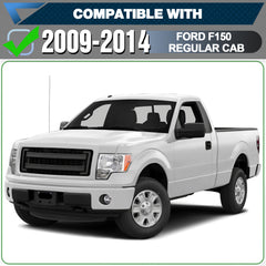 POFENZE Running Boards for 2009-2014 Ford F-150 Regular Cab, Raised Side Steps