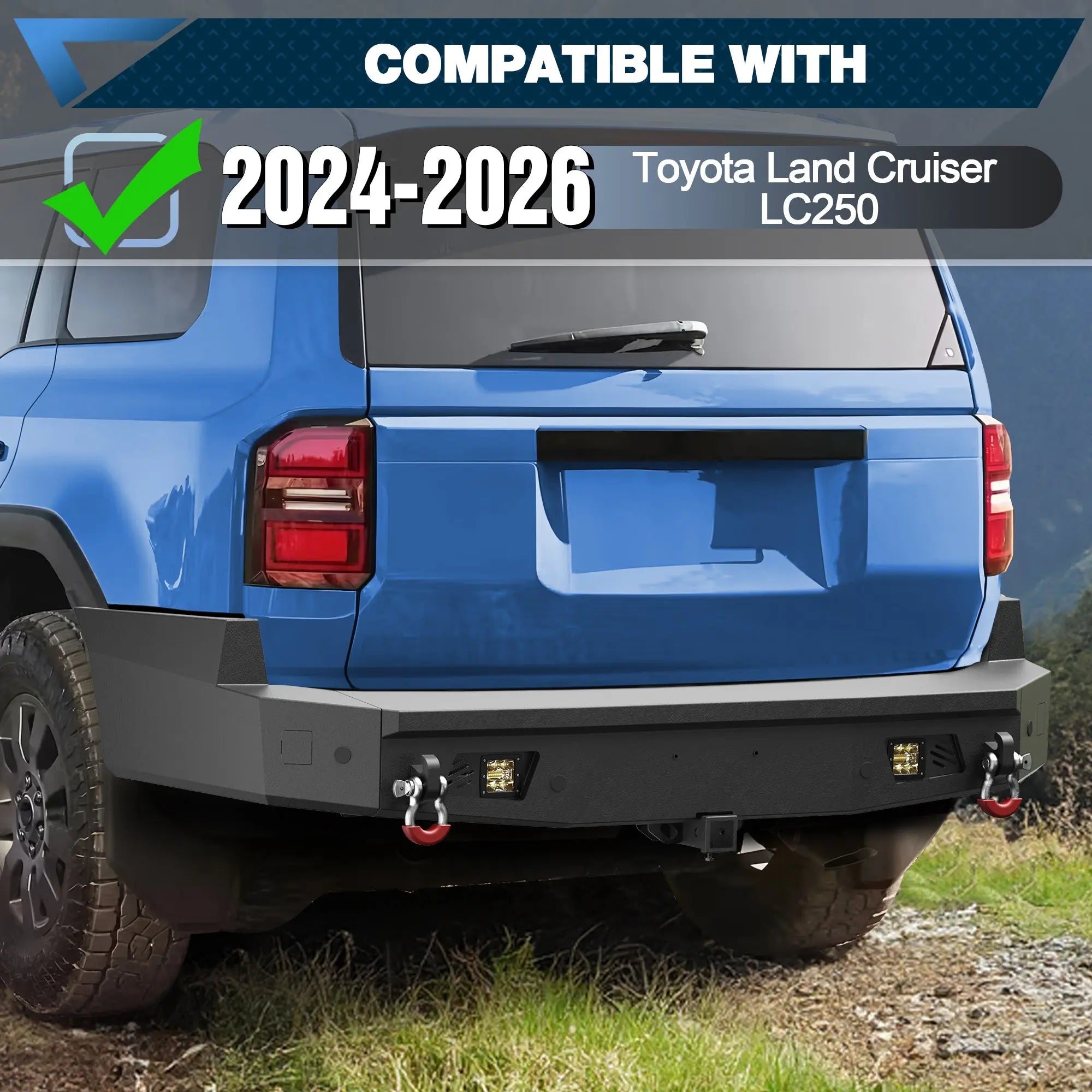 2024 2025 2026 LC250 Front Bumper and Rear Bumper Upgrade | Heavy-Duty Off-Road Modification Kit - POFENZE
