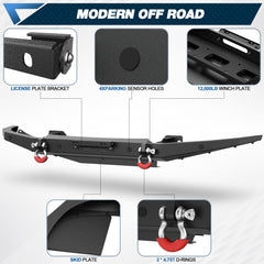 POFENZE Lower Front Bumper for 2003-2009 Toyota Land Cruiser Prado 120 LC120