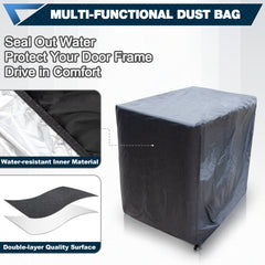 POFENZE Jeep Door Storage Cart for Wrangler YJ TJ JK JL & Gladiator JT, 4-Door Rolling Holder