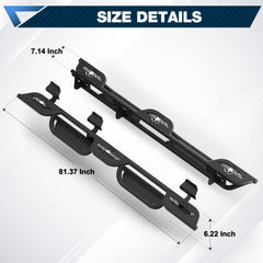 POFENZE 3-Step Running Boards for 2015-2026 Ford F-150 & 2017-2026 F-250/F-350 SuperCrew