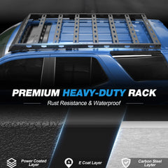 Toyota 4Runner Roof Rack for 2025 2026 Toyota 4Runner 6th Gen Overlanding Full Length Rooftop Crossbar Cargo Basket Carrier 