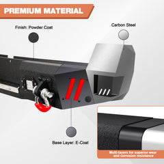 Rear Bumper Fit Toyota Tacoma 3rd Gen 2016 2017 2018 2019 2020 2021 2022 2023