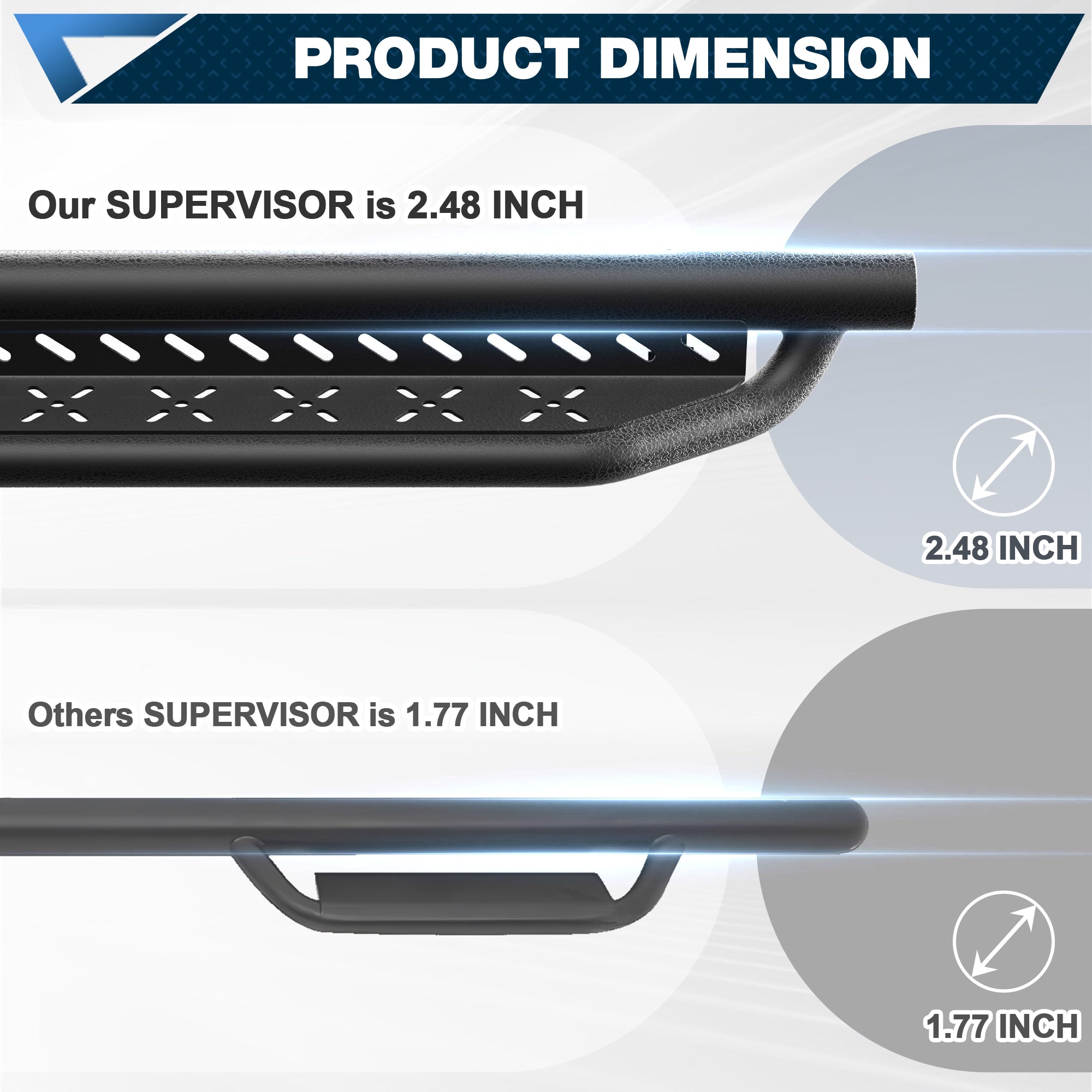 POFENZE Running Boards for Ford F150 Truck Running Boards Step for F150 2004-2008