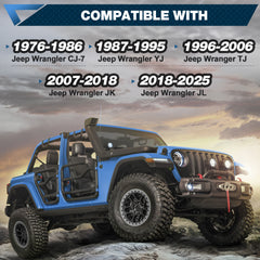 POFENZE Hardtop Storage Cart for Jeep Wrangler CJ-7 YJ TJ JK JL, Rolling Hard Top Carrier
