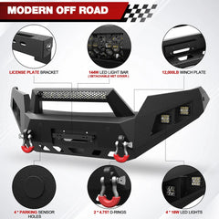 Aftermarket Truck Bumper Front Bumper for Chevrolet Colorado 2015-2022 (Exclude ZR2) - POFENZE