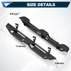 Chevy Silverado / GMC Sierra Running Boards | 2007-2018 1500 & 2007-2019 2500/3500 POFENZE 