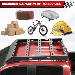 Colorado Roof Rack For 2015-2025 Chevy Colorado Easy Install Aerodynamic Roof Rack No Drill