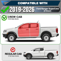 Fits 2021 2022 2023 2024 2025 2026 Chevy Suburban Running Boards Side Steps Black Step Bars