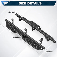 For 2003-2009 Lexus GX470 Running Boards Side Steps Black Car Nerf Bars GX470 Accessories - POFENZE