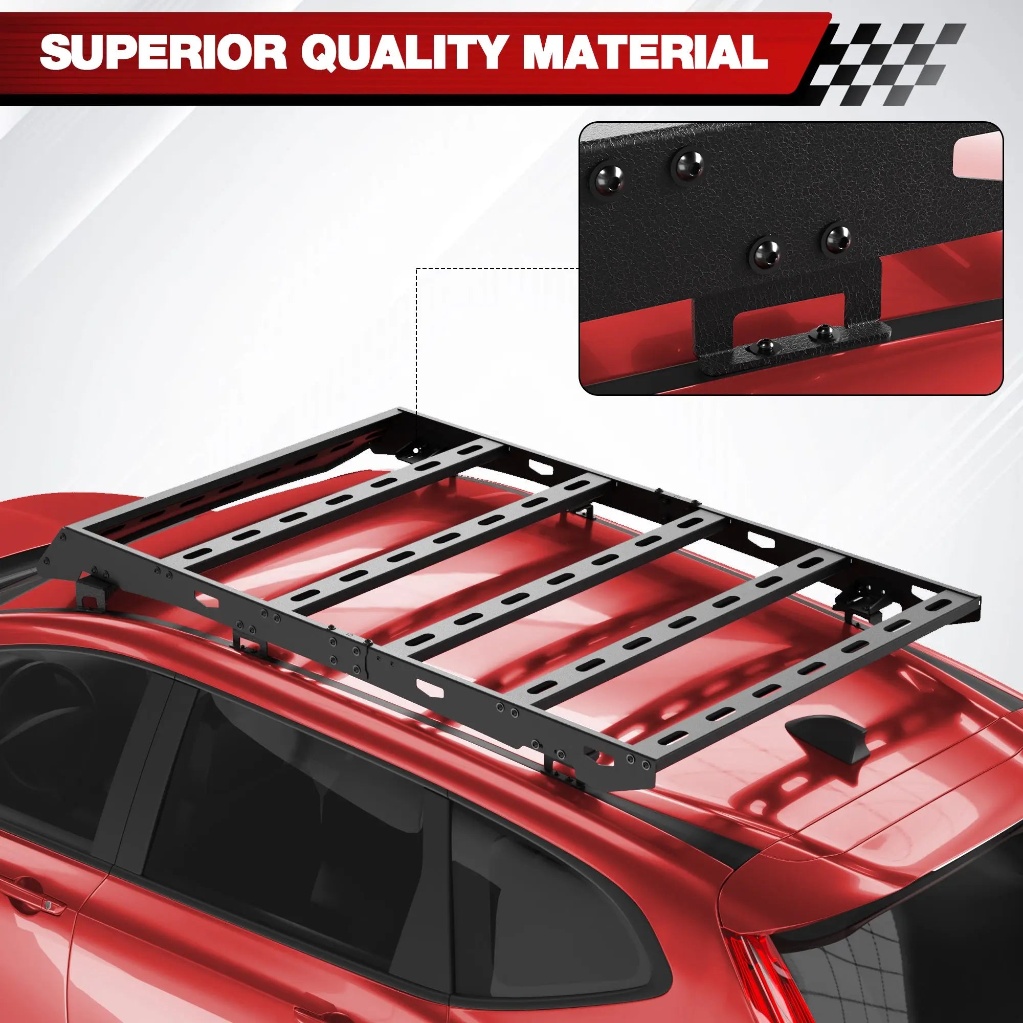 For Honda CRV 2012-2013-2014-2015-2016 Roof Rack SUV Cargo Carrier Easy Install for Overlanding, Ski and Family Trip - POFENZE