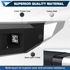 Ford Raptor Bumper Combo Full Width Offroad Bumpers w/Winch Plate for 2010-2014 Ford F150 SVT Raptor Only